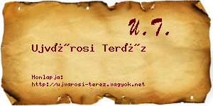 Ujvárosi Teréz névjegykártya